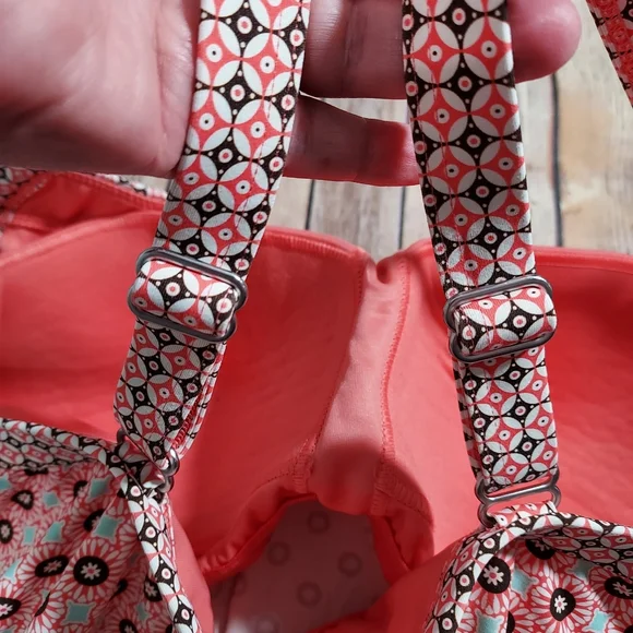 Lands End Blouson Tankini Top 16W - Picture 6 of 8